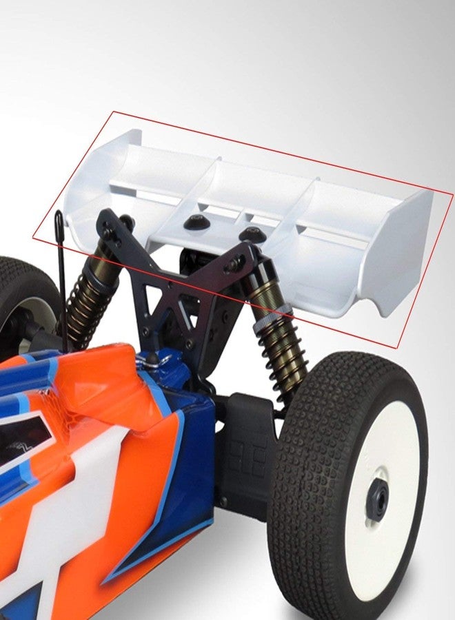LAFEINA RC Car 1:8 Scale Accessories Rear Spoiler Tail Wing for 1/8 Models RC Off-Road Buggy Car (White) - Image 2